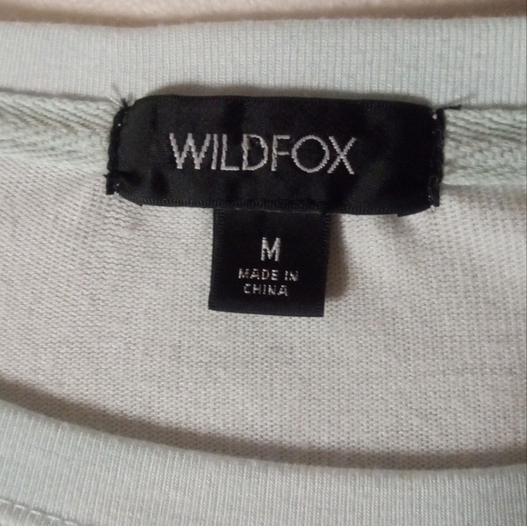 Nordstrom Wild Fox Heartfelt Tye Dye Relaxed Fit Crew Neck Sweater Size Medium - Picture 8 of 9